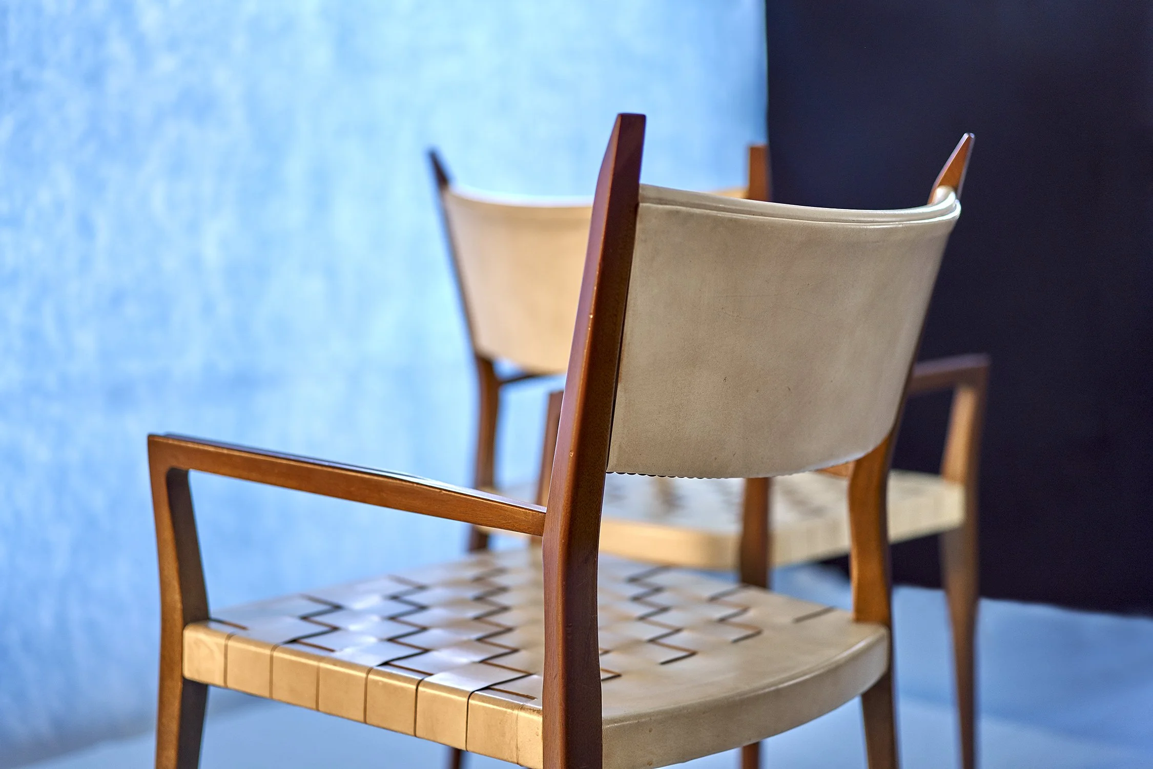 Verner Panton for Fritz Hansen Pair of Pantonova Chairs — The